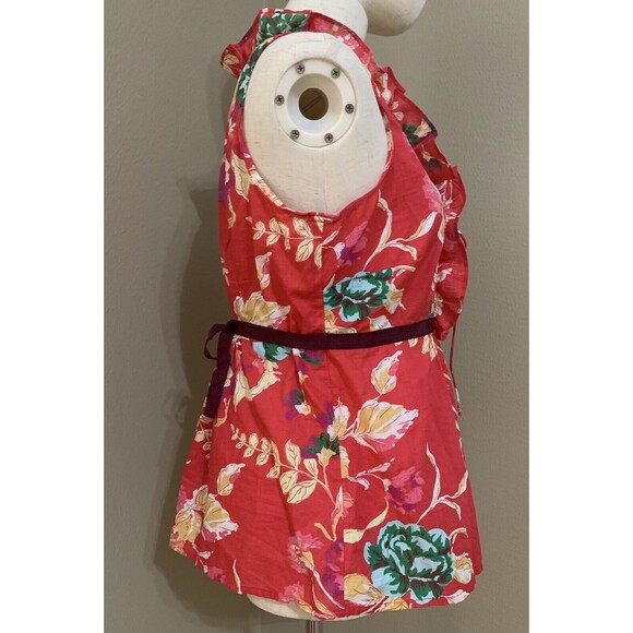 Anthropologie Edme & Esyllte Floral Sleeveless Top Size 8 - Picture 3 of 5